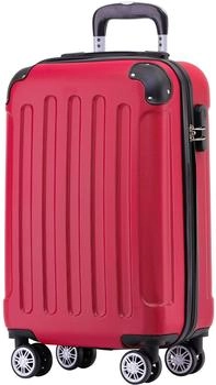 BEIBYE 4-Rollen-Trolley 55 x 36 x 21 cm red