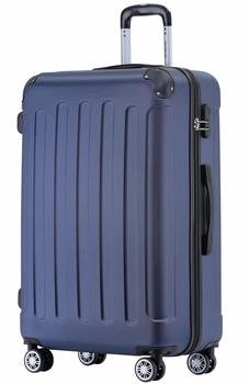 BEIBYE 4-Rollen-Trolley 66 x 44 x 24 cm dark blue