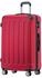rot: BEIBYE 4-Rollen-Trolley 66 x 44 x 24 cm