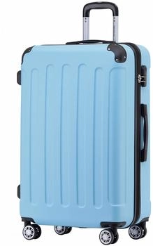 BEIBYE 4-Rollen-Trolley 66 x 44 x 24 cm sky blue