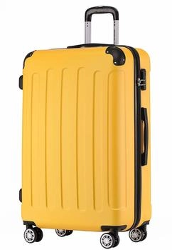 BEIBYE 4-Rollen-Trolley 66 x 44 x 24 cm yellow