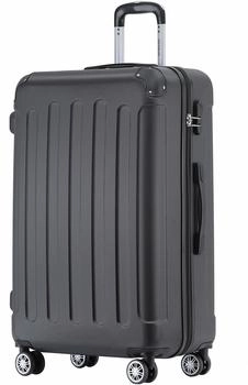 BEIBYE 4-Rollen-Trolley 66 x 44 x 24 cm black