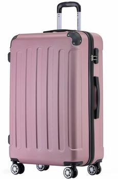 BEIBYE 4-Rollen-Trolley 66 x 44 x 24 cm pink