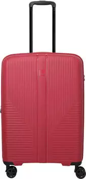 Travelite Air Stripe 4-Rollen-Trolley 66 cm (7000348) red