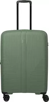 Travelite Air Stripe 4-Rollen-Trolley 66 cm (7000348) green