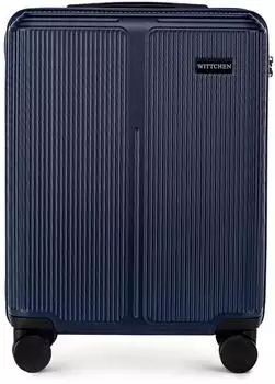 Wittchen Stripes 4-Rollen-Trolley 55 cm (56-3A-601) dark blue