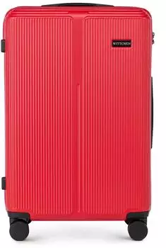 Wittchen Stripes 4-Rollen-Trolley 67,5 cm (56-3A-602) red