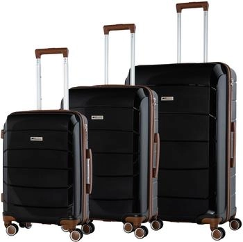 Cocoono Graz 4-Rollen-Trolley Set 3-teilig (13000) black/brown
