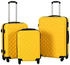 vidaXL Trolley-Set 55/66/76 cm yellow