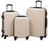 vidaXL Trolley-Set 55/66/76 cm gold