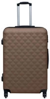 vidaXL Hartschalen-Trolley-Set 2 Stk. Braun ABS