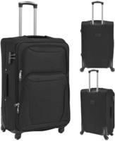 vidaXL 3-tlg. Weichgep&auml;ck Trolley-Set Schwarz