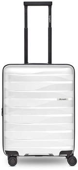 Bergpfeil Travel 4-Rollen-Trolley 55 cm (BP1234) ice white metallic