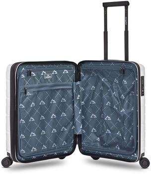 Bergpfeil Travel 4-Rollen-Trolley 55 cm (BP1234) ice white metallic – Bergpfeil Travel 4-Rollen-Trolley 55 cm (BP1234) ice white metallic für komfortables Reisen im Handgepäckformat