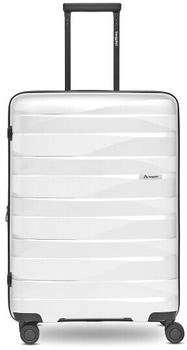 Bergpfeil Travel 4-Rollen-Trolley 66 cm (BP1235) ice white metallic