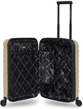 Smartbox Edition 01 4-Rollen-Trolley 55 cm (SB12318) beige – Müheloses Gleiten durch jeden Flughafen dank 360° Doppelrollen