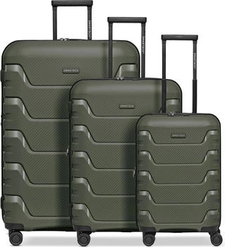 Smartbox Edition 01 4-Rollen-Trolley Set 55/66/76 cm (SB12321) olive
