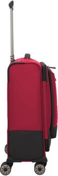 Travelite Crosslite 5.0 4-Rollen-Trolley 55 cm (092947) red – Durchdachte Aufteilung für professionelles Reisen