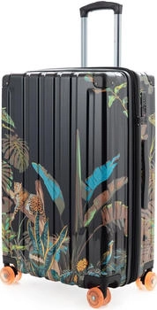 Hauptstadtkoffer Q-Damm 4-Rollen-Trolley 68 cm floral