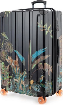 Hauptstadtkoffer Q-Damm 4-Rollen-Trolley 78 cm leopard