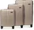 gold: Wittchen Stripes 4-Rollen-Trolley Set 55/67,5/76,5 cm ( 56-3A-60S)