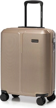 Wittchen Stripes 4-Rollen-Trolley 55 cm (56-3A-601) gold