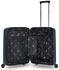Pactastic Collection 01 4-Rollen-Trolley 55 cm (P12345-4) turquoise metallic