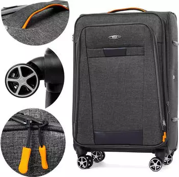 RGL S030 4-Rollen-Trolley 77 cm grey1