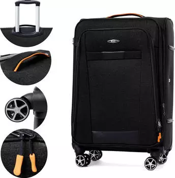 RGL S030 4-Rollen-Trolley 66 cm black