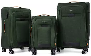 RGL S030 4-Rollen-Trolley Set 55/66/77 cm green