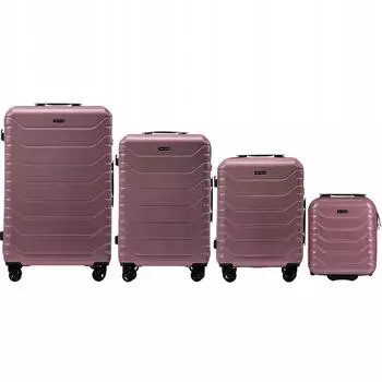 Wings Crake 2/4-Rollen-Trolley Set 38/54/66/76 cm roségold