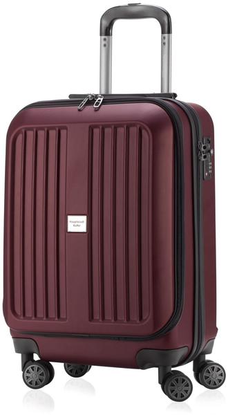 Hauptstadtkoffer X-Berg 4-Rollen-Trolley 55 cm mat burgundy