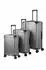 silber: Travelite Millennium 4-Rollen-Trolley Set 55/67/76 cm (7000740)