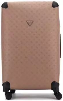 Guess Wilder 4-Rollen-Trolley 77 cm (TWDP7452988) dark taupe logo2