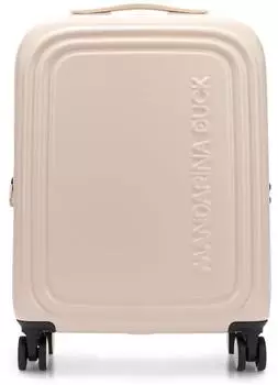 Mandarina Duck Logoduck + 4-Rollen-Trolley 55 cm (P10SZV24) white mocha