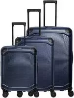 travelite Trolleyset "MILLENNIUM 3-teilig Reisekoffer Hartschale" aus leichtem