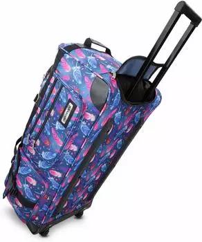 Normani Jumbo Travel Reisetasche mit Rollen 100L fancy feathers