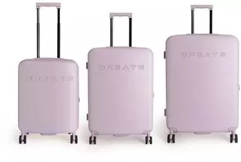 CREATE LUGGAGE STUDIO Set of 3 Hardcases lavender