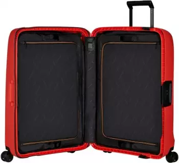 Samsonite Essens Spinner 69 cm lava – Sicherheit und Verschluss für internationale Reisen