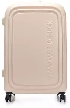 Mandarina Duck Logoduck+ 4-Rollen-Trolley 75 cm (P10SZV33) white mocha
