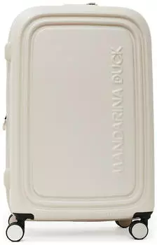 Mandarina Duck Logoduck 4-Rollen-Trolley 69 cm (P10SZV32) white mocha