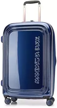 Mandarina Duck Logoduck+ Metal 4-Rollen-Trolley 64 cm (P10OUV32) blue indigo