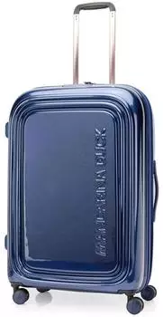Mandarina Duck Logoduck+ Metal 4-Rollen-Trolley 70 cm (P10OUV33) blue indigo