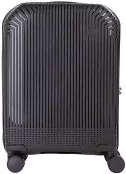Valentino Bags Wood Carry On 4-Rollen-Trolley 56 cm (VV96301S) nero