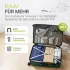 Juskys Rom 4-Rollen-Trolley Set 55/66/76 cm dunkelgrün