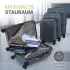 Juskys Rom 4-Rollen-Trolley Set 55/66/76 cm anthrazit