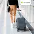 Juskys Rom 4-Rollen-Trolley Set 55/66/76 cm anthrazit