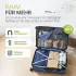 Juskys Rom 4-Rollen-Trolley Set 55/66/76 cm blau
