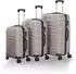 Juskys Rom 4-Rollen-Trolley Set 55/66/76 cm