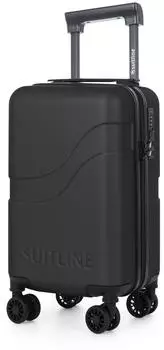 Suitline Clix-Lite 4-Rollen-Trolley 47 cm black